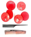 G.b.s Soft Red Scalp Massager Pocket Comb 7in Styling And 8in Pin Tail. Fixed Price $28.99.