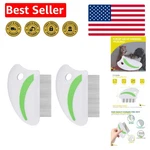 Durable 2-pack Rounded Teeth Grooming Combs For Healthy Pet Coats - All Sizes. Fixed Price $7.59.