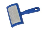 Weaver Lamb Economical Plastic Slicker Brush With Stainless Steel Teeth - Blue. Fixed Price $6.60.