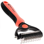 Raw Paws Undercoat Rake & Dematting Tool - Pet Grooming Comb For Shedding, Matte. Fixed Price $14.67.