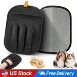 Reusable Pet Hair Removal Glove Anti-static Grooming Mitt For Dog Cat Furniture. Fixed Price $7.00.