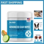 Advanced Otic Ear Cleaner Wipes - 100 Count For Dogs & Cats Prevent Infections. Fixed Price $26.99.