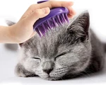 Cat Brush With Soft Rubber Pins, Washable Silicone Pet Brushes For Indoor Cats K. Fixed Price $14.81.