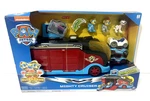 Paw Patrol Mighty Pups Super Paws Cruiser Set With Twins Robo-dog Figures. Fixed Price $179.99.