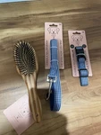 New Bath & Body Works Wood Pin Bristle Brush Pet Dog Cat Hair Collar Leash $80. Fixed Price $39.95.