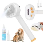 Jawade 2026 New Upgrade 3in1 Pet Steam Brush Dog For Shedding & Cat Br.... Fixed Price $25.35.
