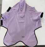 Blueberry Pet Dog Sz 18" Lavender Waterproof Hooded Rain Jacket Soft Windbreaker. Fixed Price $15.02.