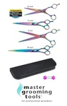 Master Grooming Tools Pro Rainbow Straight Shears Scissors Pet Dog Cat*4 Sizes. Fixed Price $57.99.