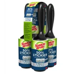Lot Of 5 Scotch-brite 3m Lint Roller 50% Stickier 95 Sheets * Pet Hair, Crumbs. Fixed Price $23.99.