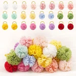 Yxiang Small Dog Hair Bows With Rubber Bands, 24pcs Pet Grooming Accessories. Fixed Price $16.99.