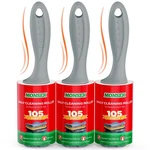 Monsek 4x Extra Sticky Lint Roller For Pet Hair, Rollers 315 Sheets Mega.... Fixed Price $15.65.