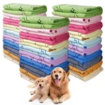30 Pcs Dog Towels 20 X 40 In Quick Drying Microfiber Multicolor Senonapo Dogs. Fixed Price $89.99.