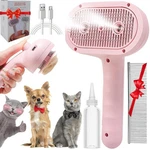Pet Steam Brush For Cat & Dog, 2-hole Double Spray, 3-in-1 Brush,pet S. Fixed Price $13.99.
