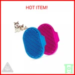 Dog Bath Brush, Aoche Pet Comb Brush Soothing Massage Rubber 2pcs With. Fixed Price $6.34.