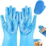 2pcs Dog Washing Gloves And Bath Brush, High-density Teeth Design Pet Gro.... Fixed Price $35.92.