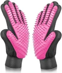 Byetoo Pet Dog Cat Grooming Glove With 261tips,gentle Deshedding Brush Pink. Fixed Price $13.51.
