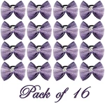Set Of 16 Metallic Mane Bows - Horse Decorations Horze Purple One Size. Fixed Price $20.61.