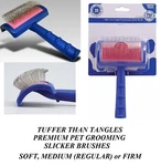 Show Tech Tuffer Than Tangles Long Pin Dog Cat Slicker Brush Hair Coat*3 Styles. Fixed Price $12.99.