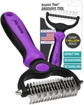 Pet Grooming Brush Double Sided Extra Wide Dematting Undercoat Rake Dogs Cats Us. Fixed Price $17.67.