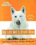 Petsnetic Dog Lick Mat + Brush Glove Set. Fixed Price $13.50.