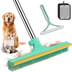 Carpet Rake For Pet Hair Removal - 60" Adjustable Long Handle Rake, 3 In. Fixed Price $38.27.