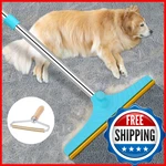 Pet Hair Carpet Rake Reusable 60in Adjustable Long Handle Cat Dog Removal S. Fixed Price $35.27.