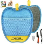 Tugfree Pet Hair Removal Glove For Dogs & Cats, Electrostatic Magic Brush Gro.... Fixed Price $29.04.