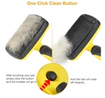 Self Cleaning Slicker Brush Pets Dogs Grooming Shedding Tools Pet Hair. Fixed Price $28.99.