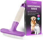 Poodle Pet Dog Grooming Rake Dematting Tool With Stainless Steel Shedding Co.... Fixed Price $29.99.