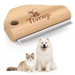 Tivray Dog Brush For Shedding, Deshedding Dogs, Natural Wood Color. Fixed Price $21.73.