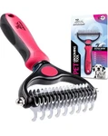Pat Your Pet Deshedding Brush - Double-sided Undercoat Rake For Dogs & Cats. Fixed Price $14.25.