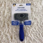 Top Paw Self Cleaning Soft Slicker Brush Dog Grooming All Hair Lengths New. Fixed Price $5.00.