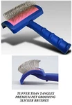 Show Tech"tuffer Than Tangles"firm Extra-long Pin Slicker #23 Brush Pet Grooming. Fixed Price $12.99.