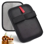 Mypera Pet Hair Remover Gloves For Cats & Dogs, Electrostatic Black Gray. Fixed Price $23.40.