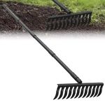 Garden Metal Bow Rake With 60 Inch Long Adjustable Handle,17 Wide Heavy .... Fixed Price $37.75.