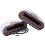 2-in-1 Travel Connecting Grooming Pet Comb & Deshedder, Brown - Large. Fixed Price $29.12.