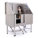 50" Pet Dog Grooming Bath Tub Professional Cat Wash Shower Station 304 Steel. Fixed Price $689.99.