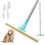 Kakalote Carpet Rake For Pet Hair Removal, 20"- 55" Adjustable Long 3pc Sets. Fixed Price $12.49.