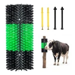 Vevor Livestock Scratching Brush 16.9" Cattle Horse Cow Itch Relief Green/black. Fixed Price $16.99.