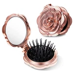Matwsec 2 Pcs Folding Hair Brush For Women, Rose Gold Small. Fixed Price $10.52.