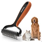 Staltwo Deshedding Dog Brush For Shedding - 2-in-1 Professional Undercoat Rake A. Fixed Price $23.09.