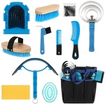 12 Pieces Horse Grooming Kit With Organizer Tote Bag Tack Room Supplies Horse.... Fixed Price $68.91.