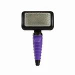Pet Edge Mg Ergonomic Slicker Brush - Medium Purple Dog Grooming Tool. Fixed Price $13.99.