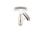 Wahl 858424 2-in-1 Double Row Pet Rake With Hair Shedding Blade For Dog. Fixed Price $14.99.