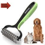Staltwo Pet Grooming Supplies - 2-in-1 Professional Undercoat Rake And Brush. Fixed Price $25.05.