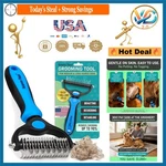 Pet Grooming Rake Double-sided Dematting Brush For Dogs Cats Large. Fixed Price $20.61.