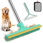 Carpet Rake For Pet Hair Removal 60" Adjustable Long Handle Rake, 3 I.... Fixed Price $57.80.