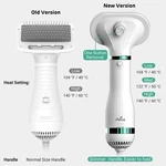 Ipettie Dog Grooming Dryer Brush, 3 Heat Settings, Slim Handle, 6.6 Ft Cord. Fixed Price $35.99.