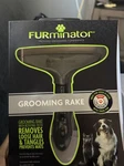 Furminator Grooming Rake For Dogs & Cats With Thick Fur, Removes Hair Tangles. Fixed Price $6.50.