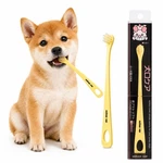 Mind Up Dog Toothbrush With 15 Angled Handle, Flat Head Design For Easy Br. Fixed Price $18.42.